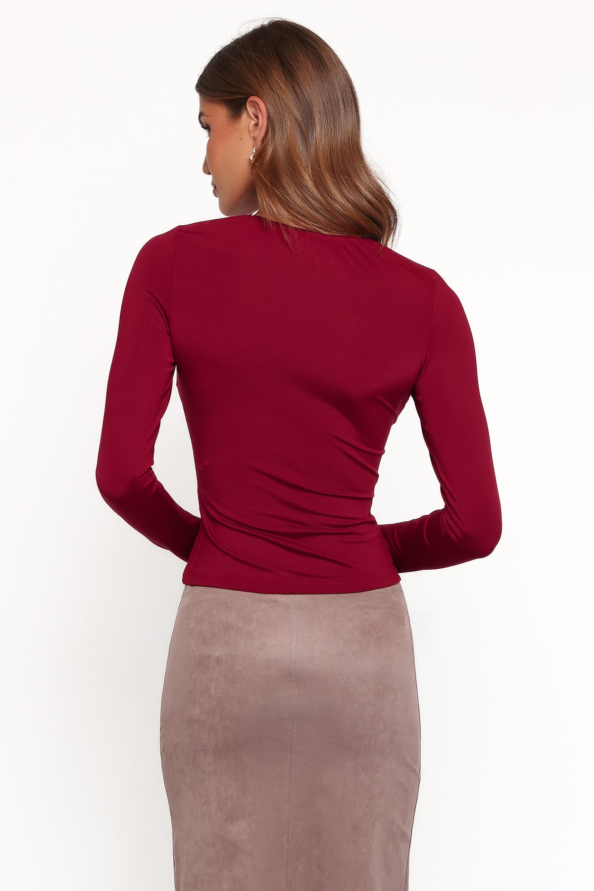 Tuscany Keyhole Top in Burgundy – view 4 of 7