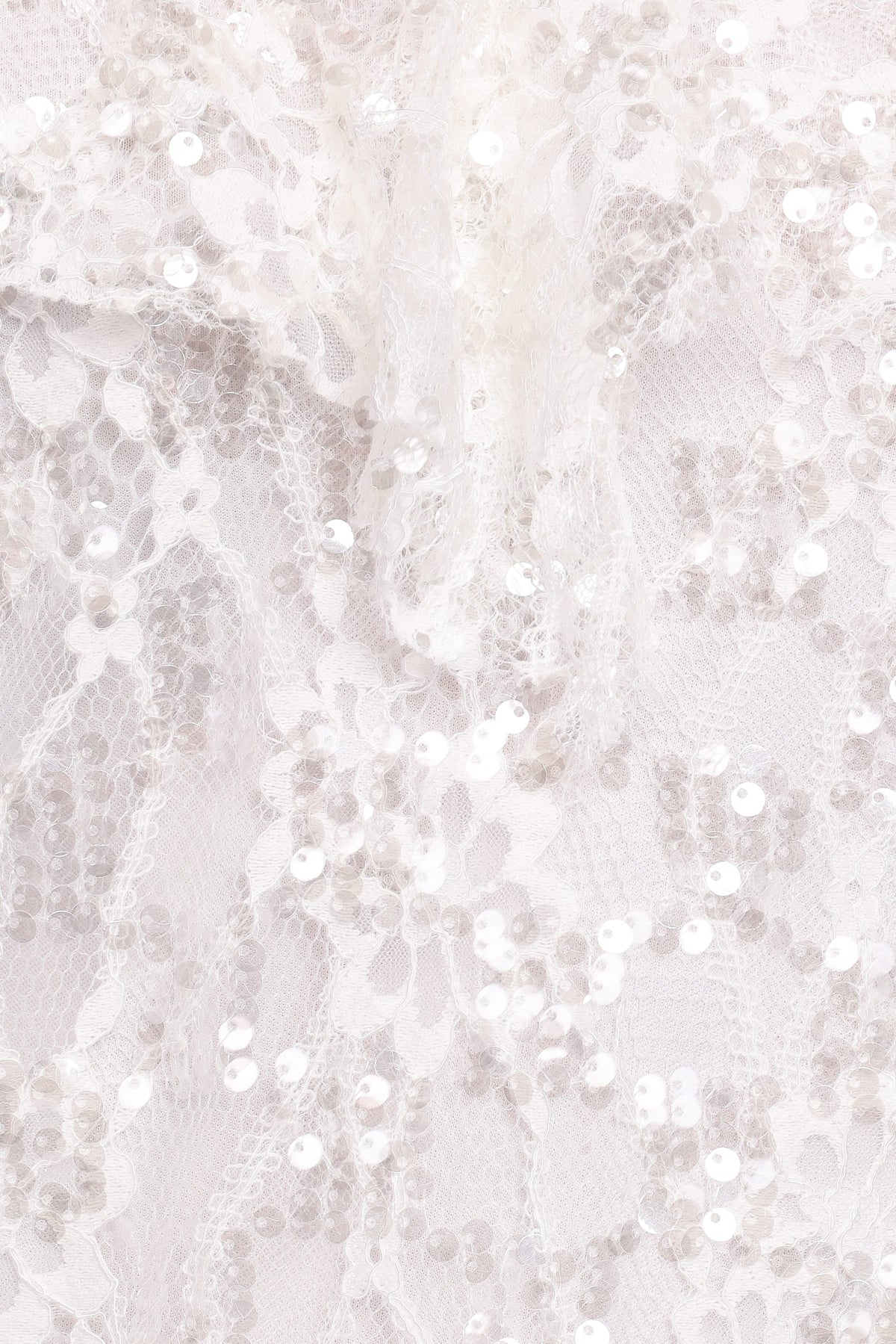 Zinnia Sequins Sleeveless Top in Ivory – view 7 of 8